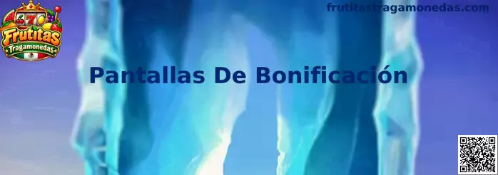 Referencia visual de las pantallas de bonificación de Frutitas Tragamonedas, con elementos interactivos y premios adicionales.