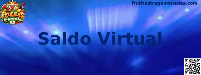 Representación del saldo virtual y las fichas de práctica en Frutitas Tragamonedas