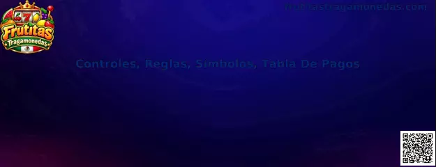 Referencia visual de controles, reglas, símbolos y tabla de pagos de Frutitas Tragamonedas