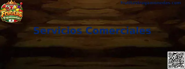 Ilustración sobre Servicios Comerciales, juegos de frutas y revisión de costos en plataformas digitales